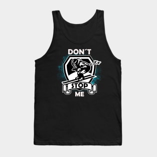 Don't Stop Me. Skiing Winter Sports Race Tank Top